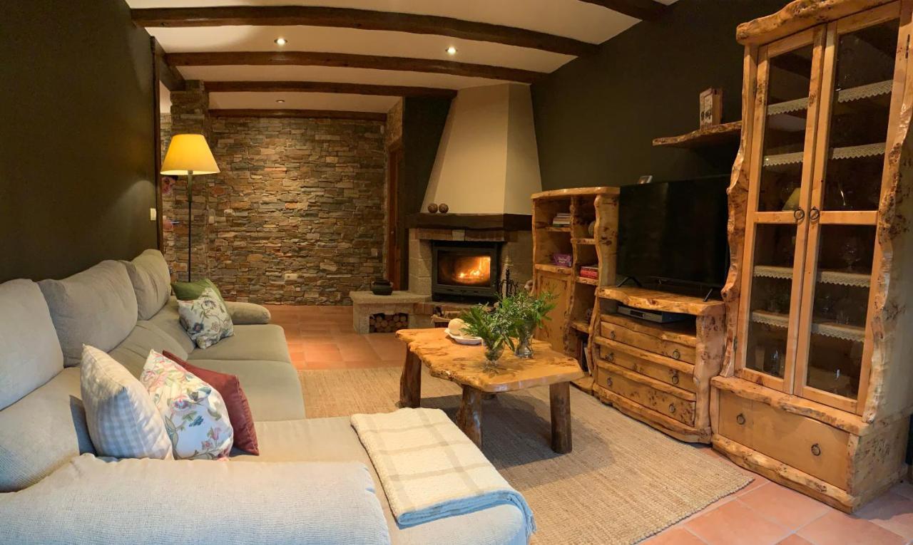 Chalet Rural 400 M Playa Piscina Barbacoa Chimenea Bueu Exteriör bild